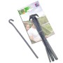 Verzinkte Zeltnägel, 20 cm, 10er-Pack für Camping & Outdoor.