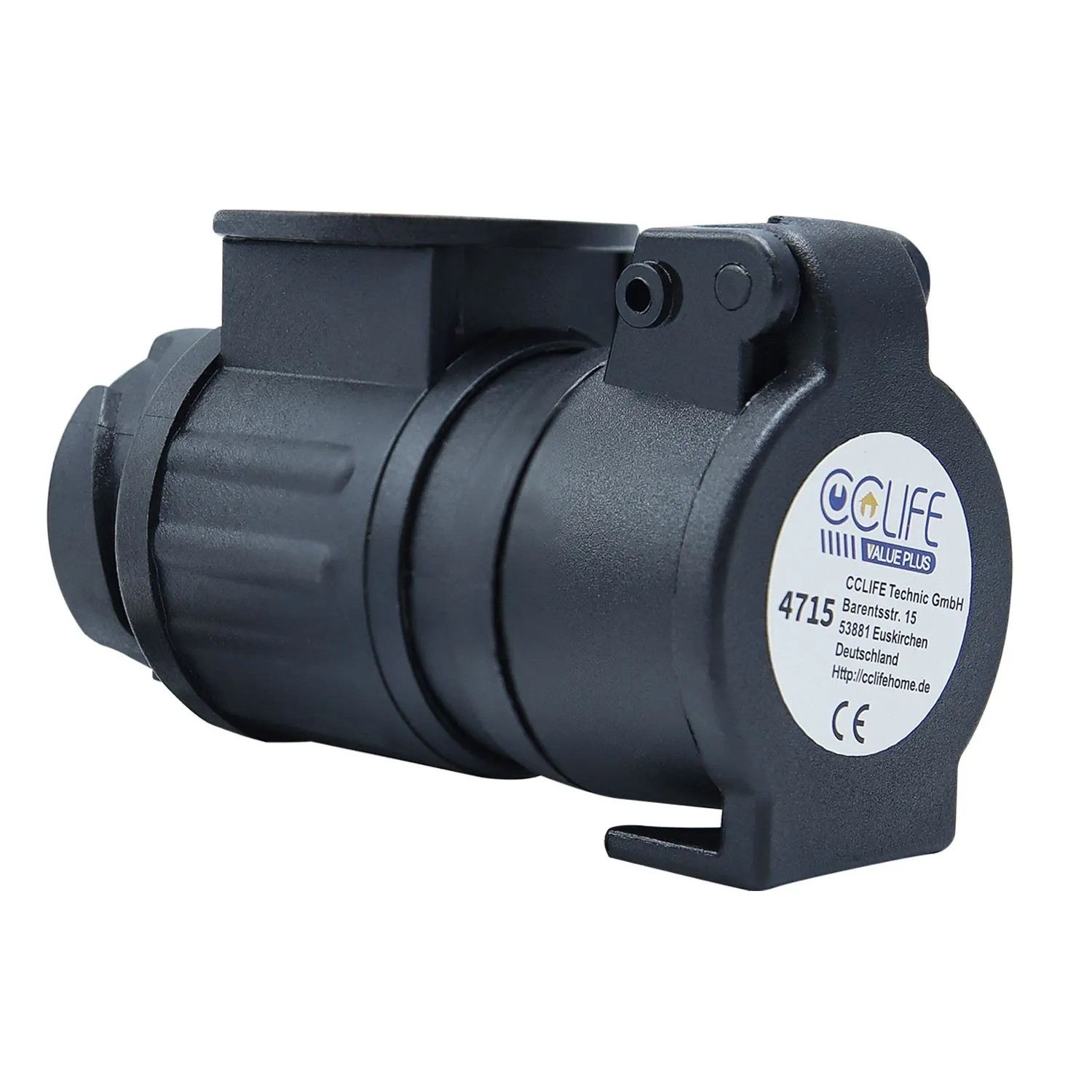 CCLIFE 13 auf 7 Polig Anhänger Adapter Stecker für PKW 12V Anhänger