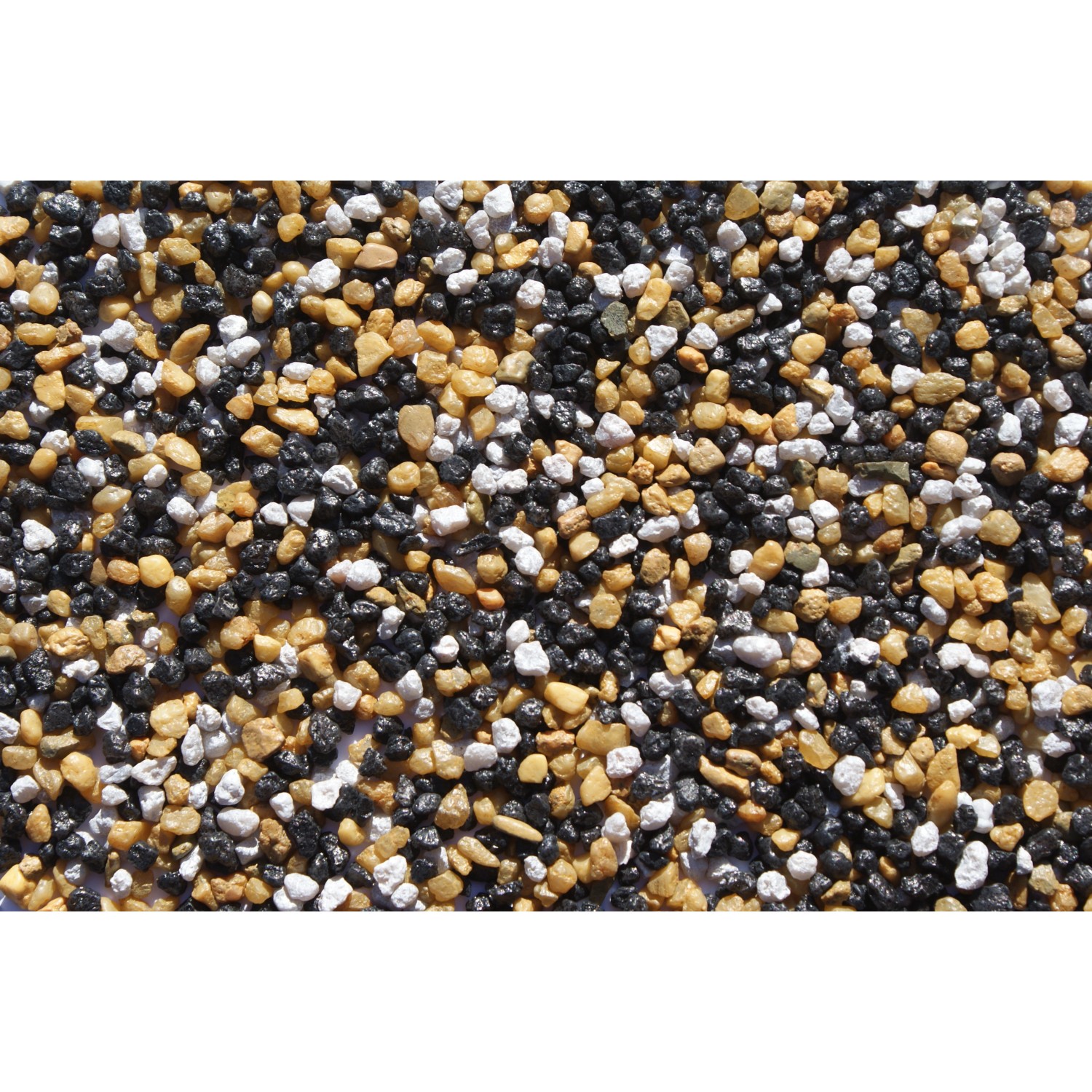 Nuber Aquarien-Zierkies 3 - 5 mm Natur Bunt Mix 5 kg