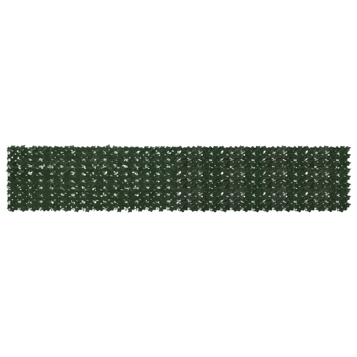 vidaXL Balkonsichtschutz mit Blättern Dunkelgrün 400 x 75 cm 42040624