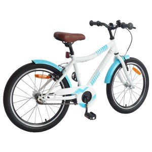 vidaXL Kinderfahrrad 18 Zoll für 5-7 Jahre Alt Himmelblau 42009558
