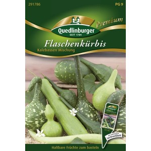 Quedlinburger Flaschenkürbis Mischung, verschiedene Formen und Größen, ideal zum Basteln.