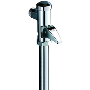 Grohe QuickFix Start WC-Druckspüler aus Chrom, Aufputz-Spüler für Flach- und Tiefspül-WC.