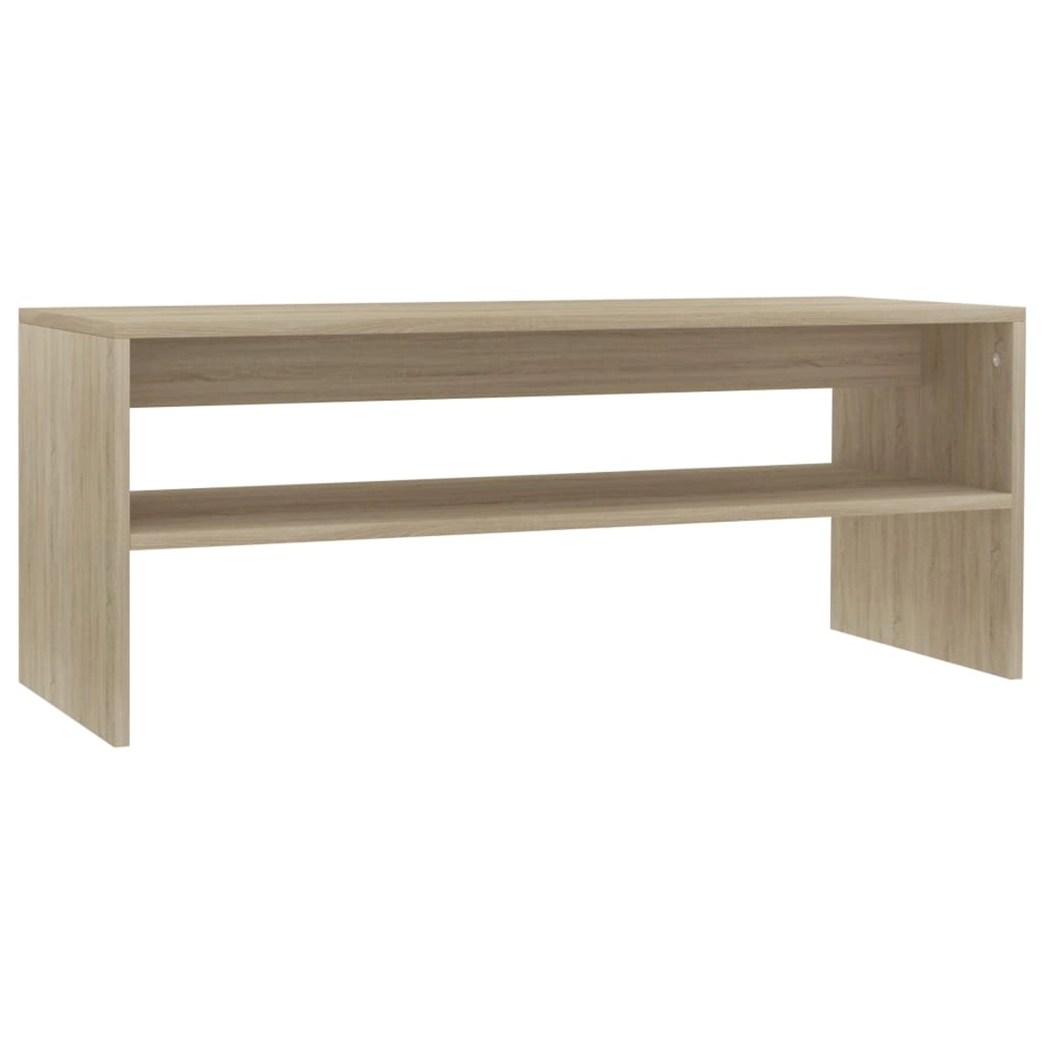 vidaXL Couchtisch Sonoma-Eiche 100x40x40 cm Holzwerkstoff günstig online kaufen