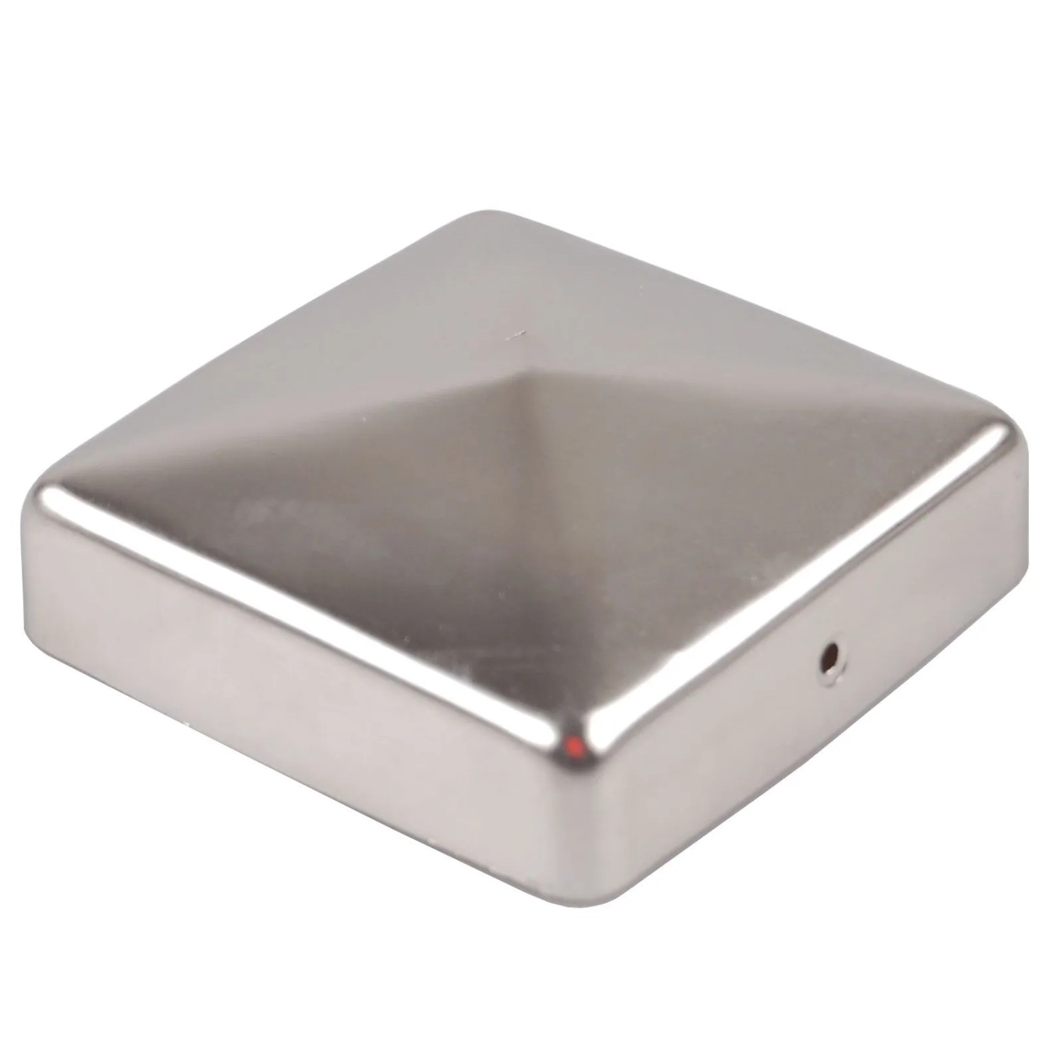 Holmwerk Pfostenkappe Edelstahl Pyramide 71mm für 7x7cm Pfosten