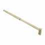 Gold gebürstete, ausziehbare Stabilisierungsstange für Dusch-Glaswände, 70-120cm. Aluminium-Stabilisator für Walk-in Duschen.