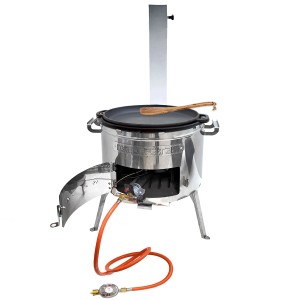 Grillpeter Utschak Set MultiFlame mit Kazan 12L Pfanne-Deckel