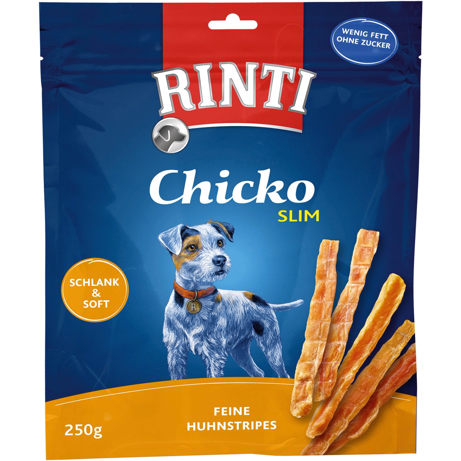 Rinti Hunde-Natursnacks Chicko Slim Huhnstripes 250 g