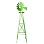 Wiltec Windrad Mit 245Cm Höhe Windmühle In Grün Windspiel Gartendeko Rankhilfe_8