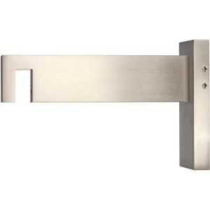 Mydeco Gardinenstangen-Halterung Clear in Edelstahl-Optik für 3,2 cm Stangen.