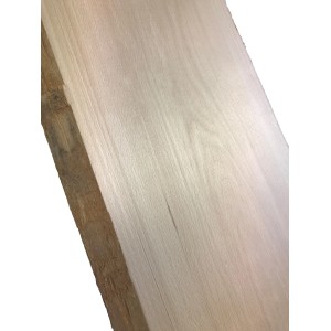 Buchen Schnittholz XL mit Baumkante, 120x15x2,2cm, für Möbelbau & Regalböden.