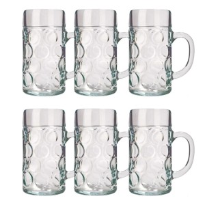 Ich-Zapfe Bierglas 6er Set BiergläSer ISAR 1 Liter