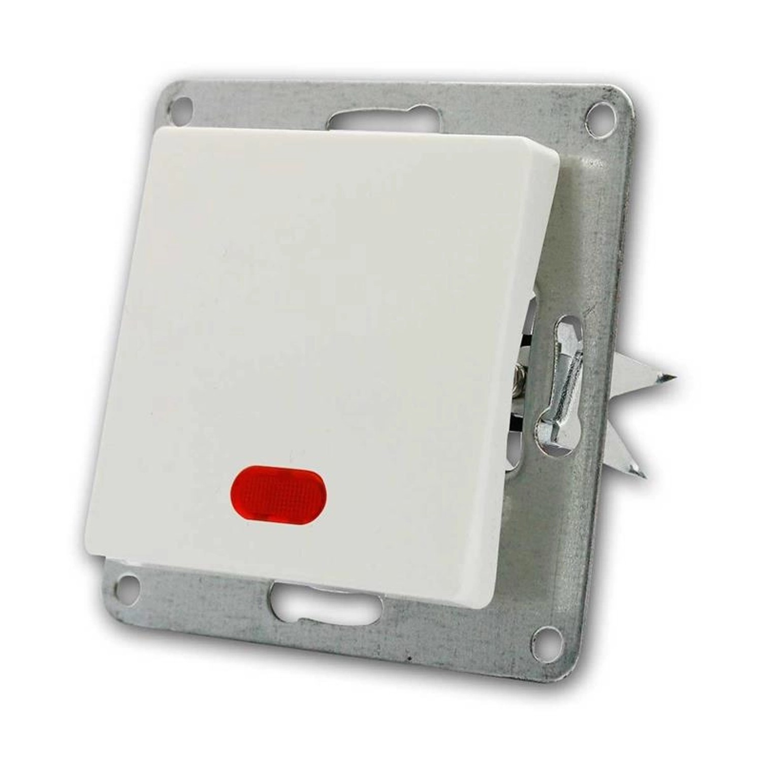 McPower CUP Kontrollschalter Weiß 250V10A unterputz