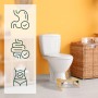 Relaxdays Toilettenhocker Bambus Natur Klappbar Rutschfest 18,5 cm x 43 cm x 27,5 cm 2,3 kg_3