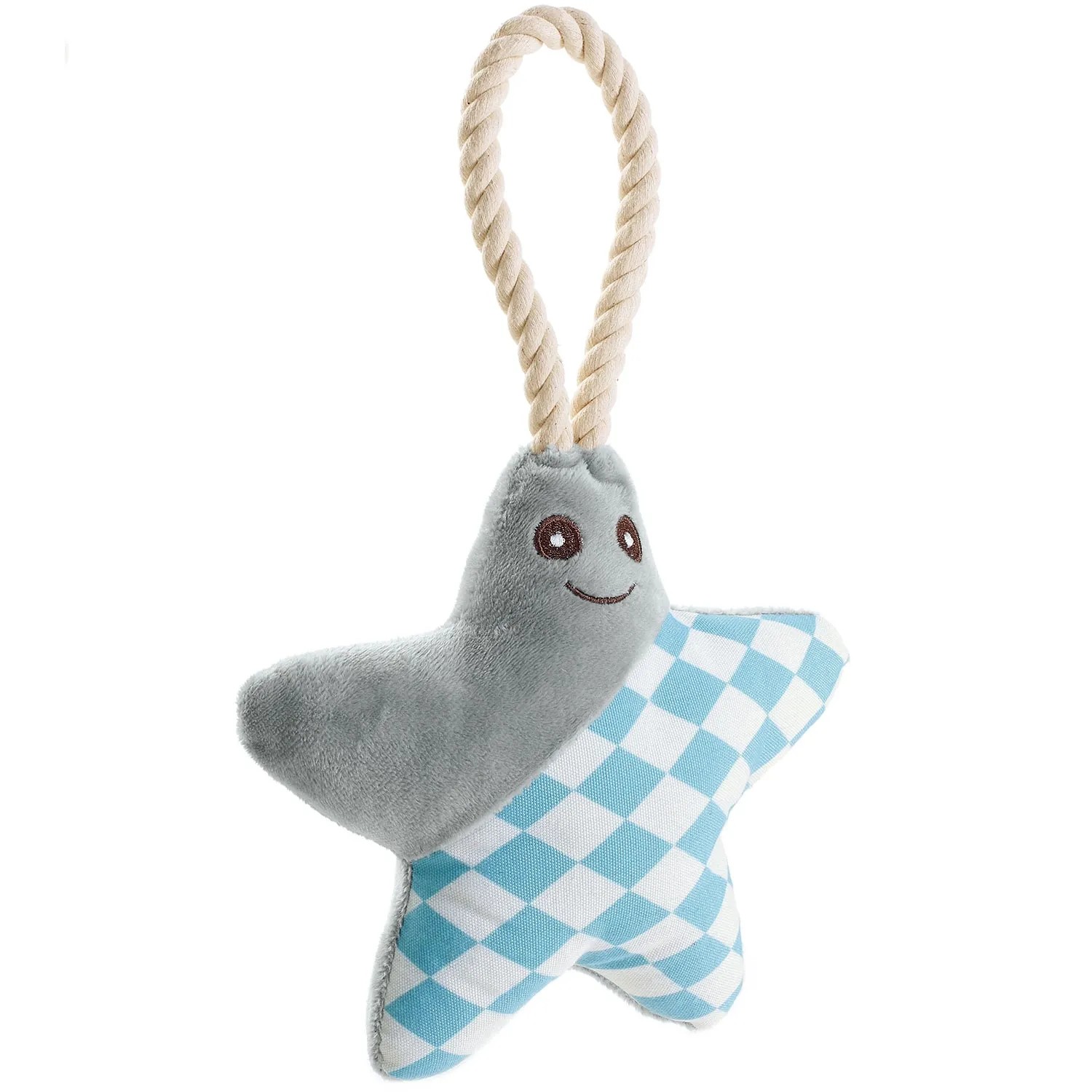 Hunter Hundespielzeug Salima Stern 28 cm Grau