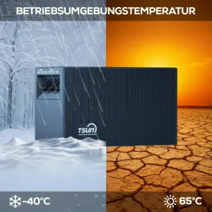 TSUN Balkonkraftwerk Speicher im Temperaturtest: Kälte und Hitze für hohe Lebensdauer.