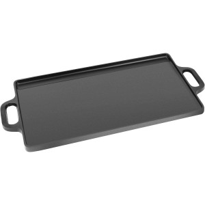 El Fuego Grillplatte aus Gusseisen, emailliert und mit Griffen, für Grillutensilien.