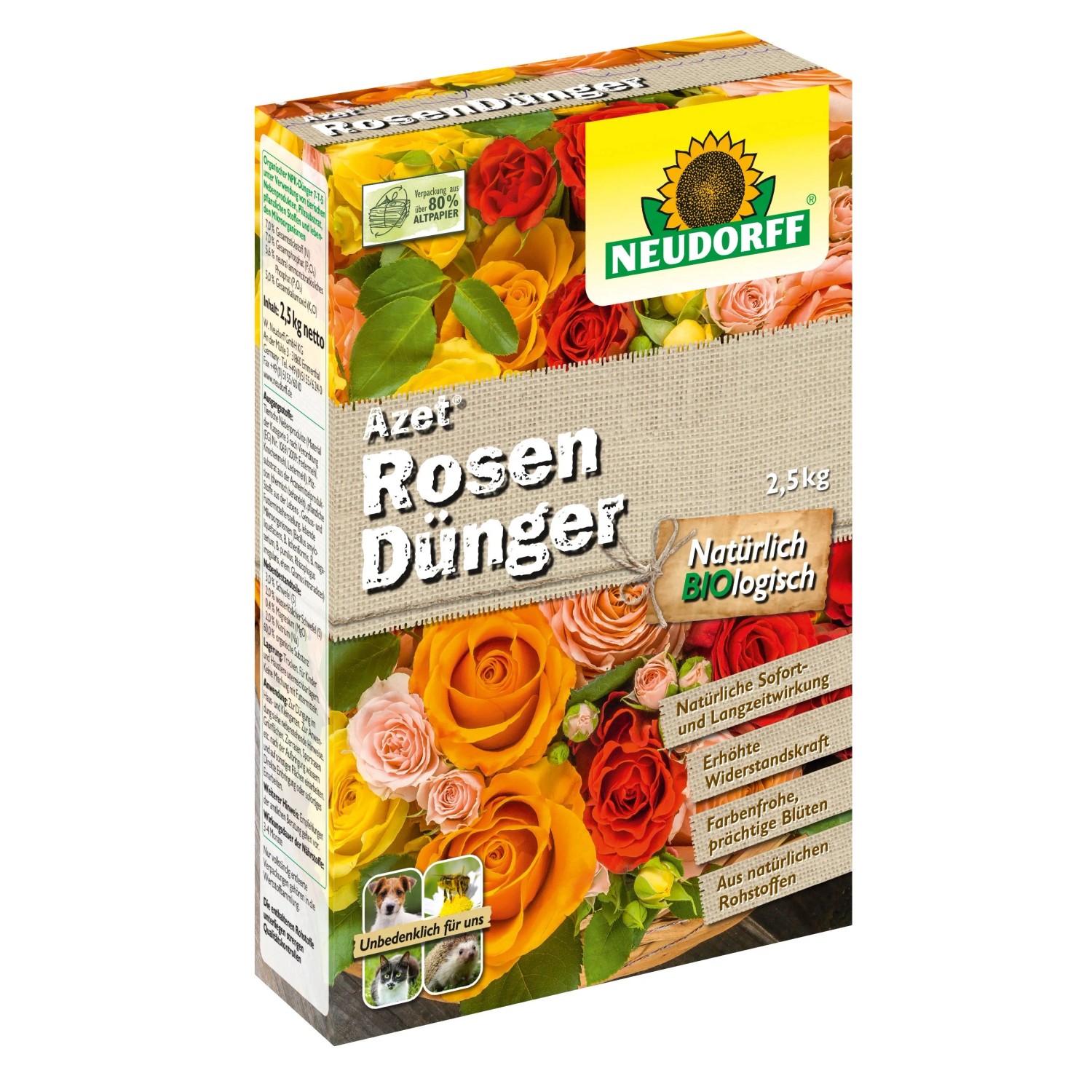 Neudorff Azet Rosen-Dünger 2,5 kg