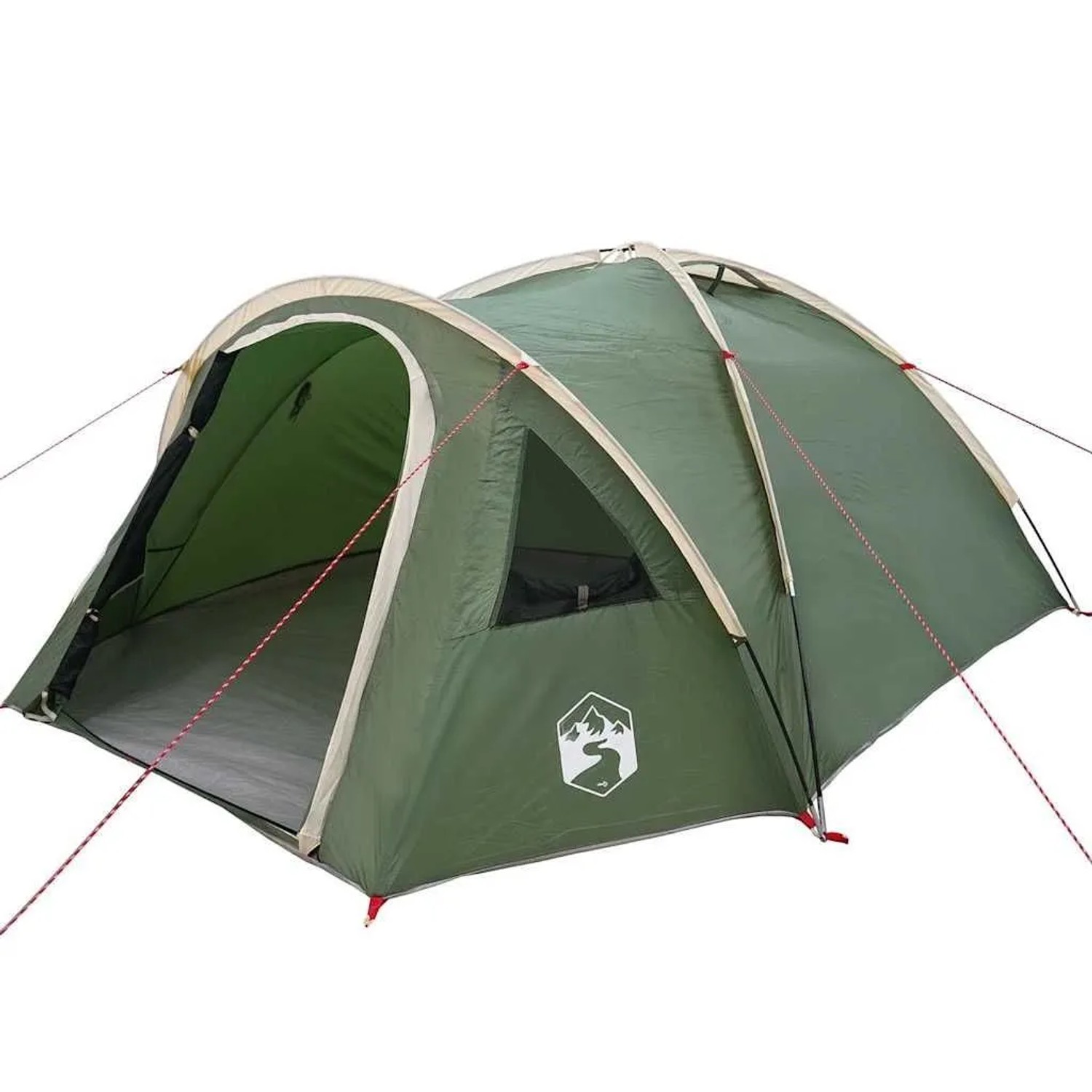 vidaXL Campingzelt mit Dach Grün 308 x 268 x 130 cm Polyester 42001008 günstig online kaufen