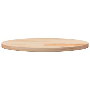 vidaXL Tischplatte Ø50x2,5 cm Massivholz Kiefer 813646