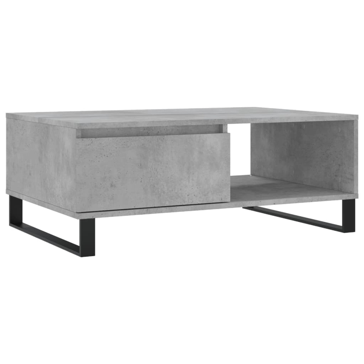 vidaXL Couchtisch Betongrau 90x60x35 cm Holzwerkstoff Modell 2 günstig online kaufen