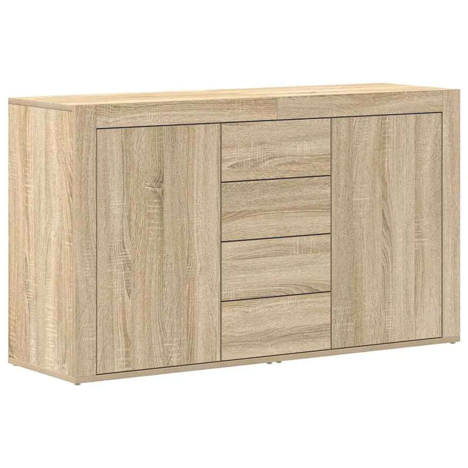vidaXL Sideboard Sonoma-Eiche 120 x 36 x 69 cm Holzwerkstoff 3333858 günstig online kaufen