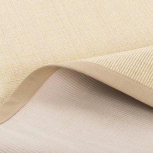 Detailansicht: Sisalteppich Natura Klassisch mit Creme Bordüre, Teppich für Wohnraum.