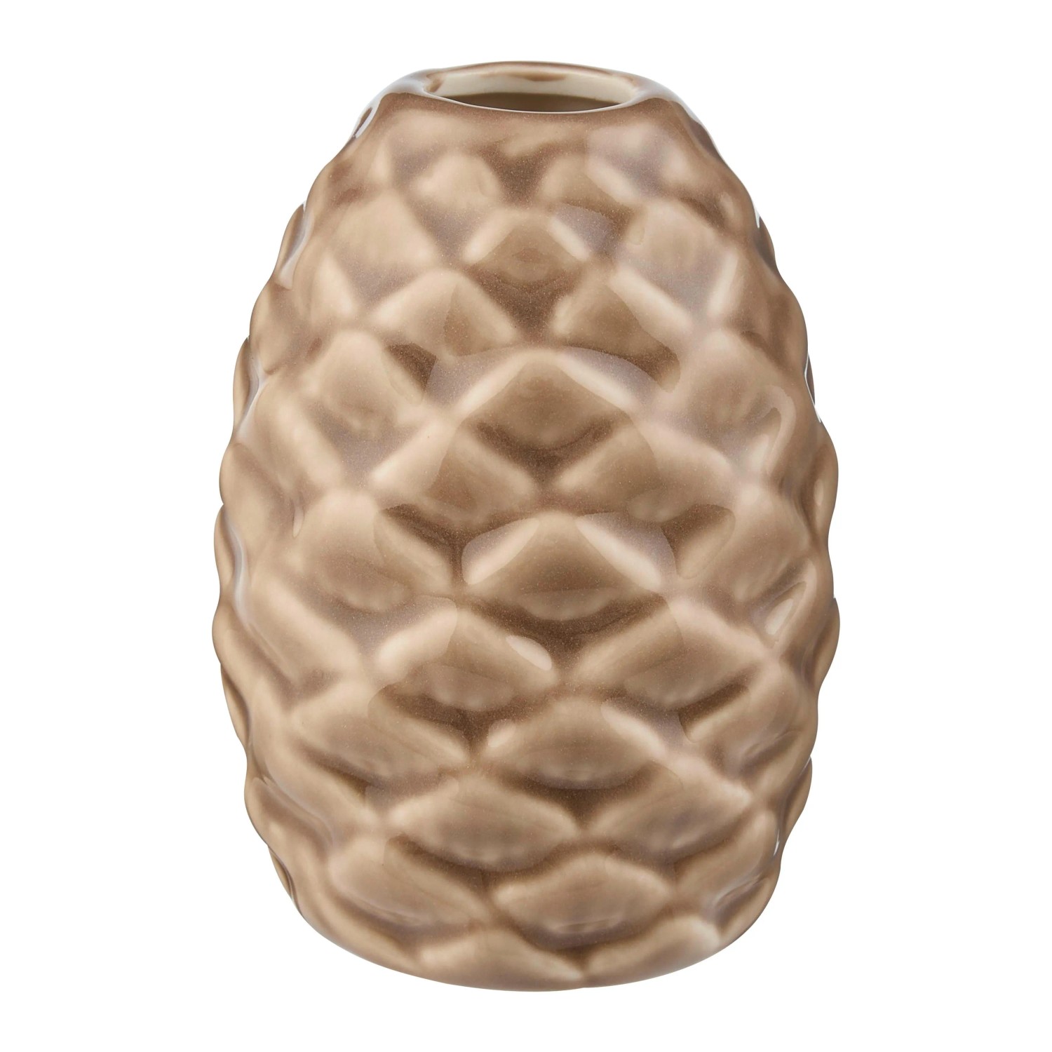 Mömax Kerzenhalter Pinecone Braun Ø ca. 7 cm