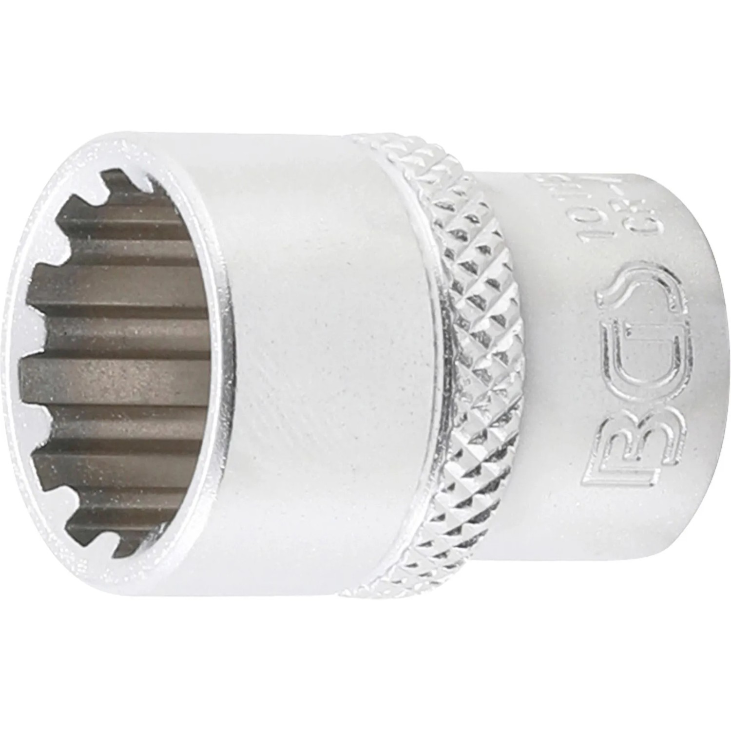 BGS Steckschlüssel Einsatz Gear Lock Antrieb Innenvierkant 6 3 Mm  1 4 Zoll  SW 13 Mm 10113