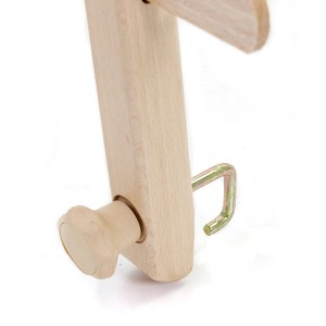 HolzFee Schlittenlehne Lehne Rückenlehne für Schlitten Komplett Buchenholz RL S Buche