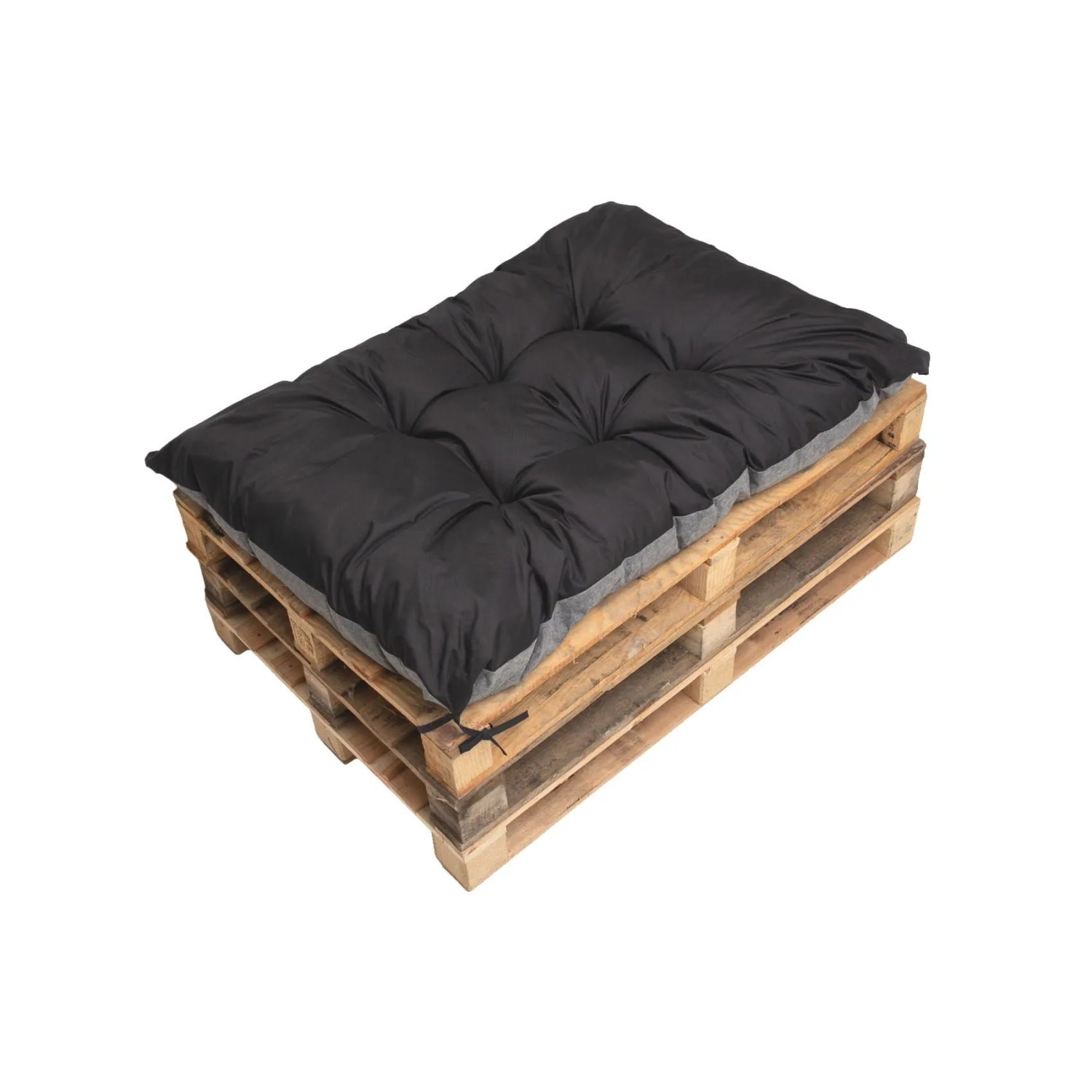 Setgarden Enkel One  Palettenkissen 120x50 cm Sitzkissen 1tlg Schwarz
