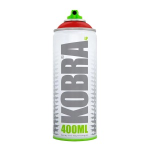 Kobra LP Buntlack Spray 400ml in Kirschrot Matt. Sprühdose für DIY, Heimwerken und Kunstprojekte.