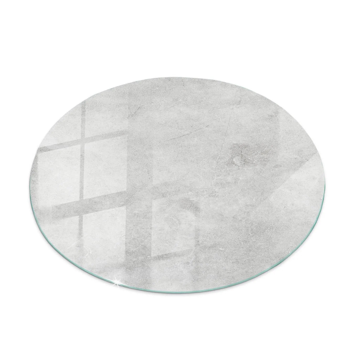 Tulup Tischplatte Betonstruktur Mit Kratzern Glastischplatte 70x70 Cm Grau Tischplatte Glasplatte Für Runden Tisch Tischplatte Aus Glas