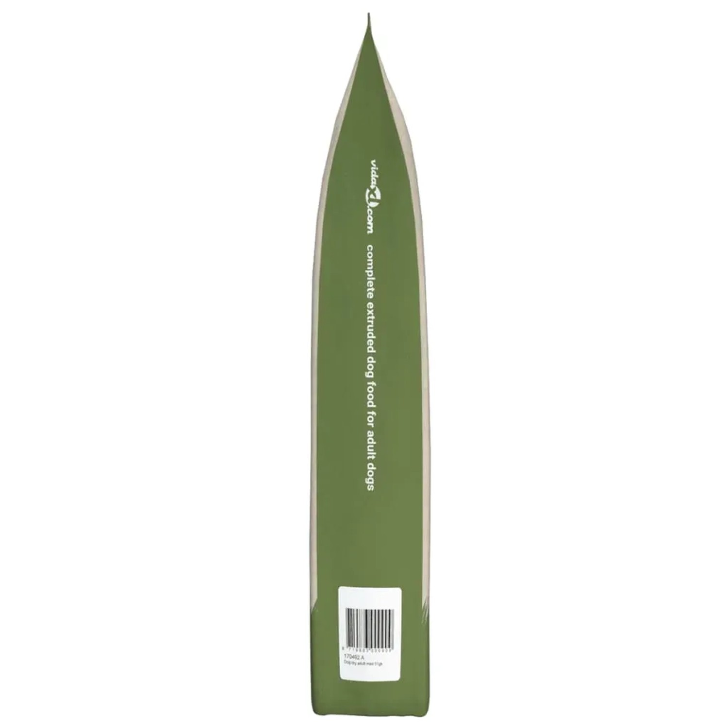 Grüner vidaXL 15 kg Trockenfutterbeutel für große Hunde. Maxi Adult Rind & Huhn Hundefutter.
