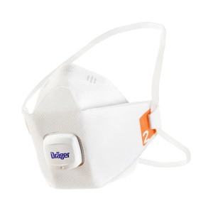 Dräger Staubmaske X-plore 1920 V FFP2, weiß, mit Ventil. Atemschutz für Handwerk und Industrie.