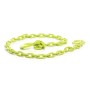 Gelbe Xpotool Forstkette, 1,65m x 8mm, mit Sicherheitshaken und Ring. Ideal zum Holzrücken von Stämmen.