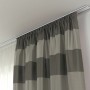 Weiße Gardinia Aluminium-Vorhangschiene, 2-läufig, 150 cm, mit Vorhang.