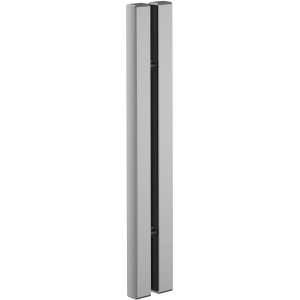 Detailaufnahme: Schulte Kristall Trend Eckeinstieg II, 90 cm, Chrom-Optik, Aluminiumprofile.