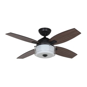 HUNTER FANS Deckenventilator Central Park 107 cm Stahl mit Beleuchtung und Wandschalter
