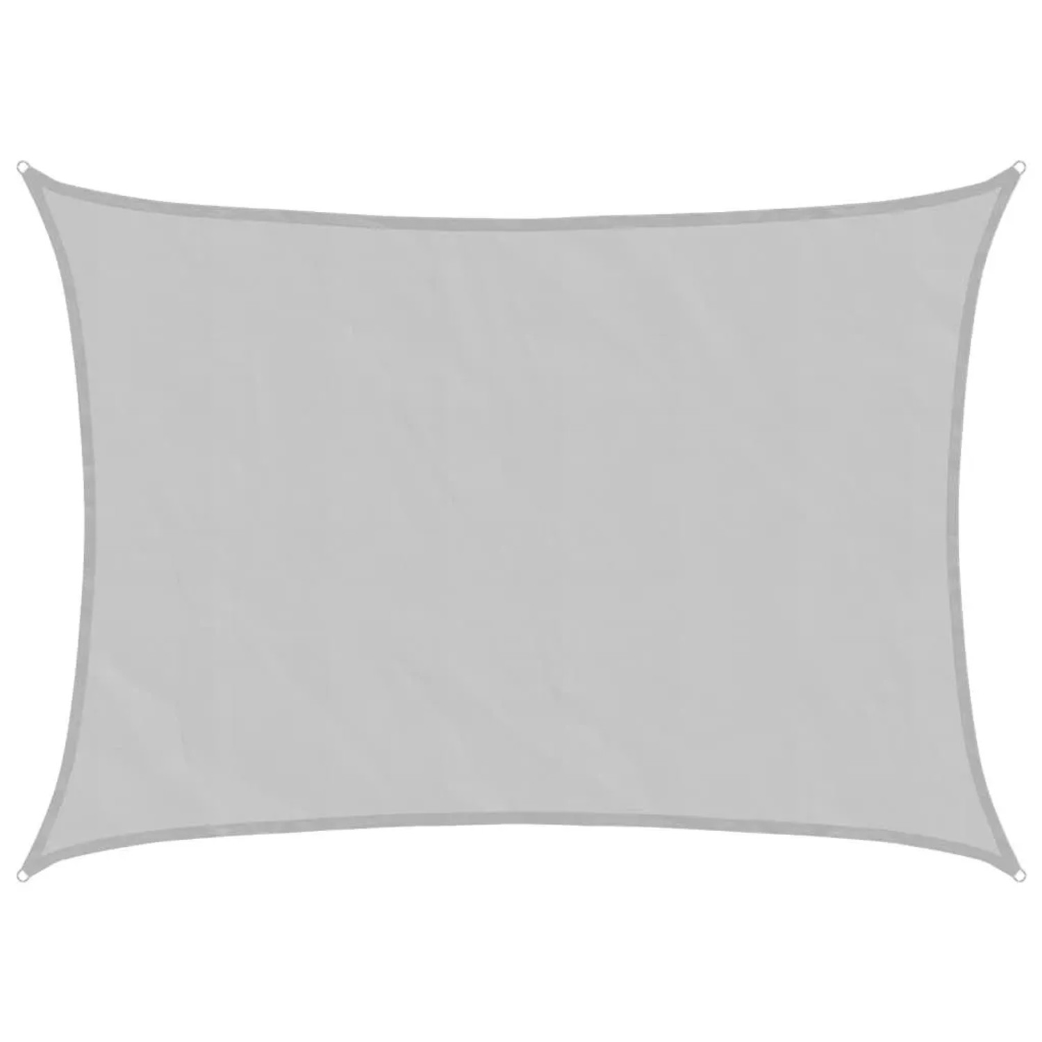 Furnicato Sonnensegel Hellgrau 7x5 M 100% Polyester Oxford
