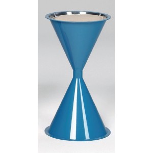 PROREGAL Klassischer Standascher Für Innen Außenbereich HxBxT 72 x 42 x 42 cm Kunststoff Blau