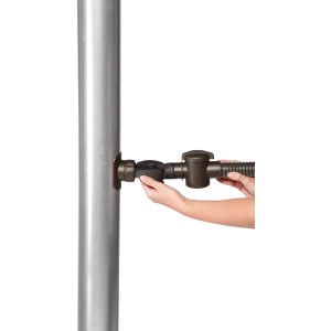 Garantia Regensammler Speedy DN 70-100 am Fallrohr montiert, Komplett-Set mit Filtereinsatz.