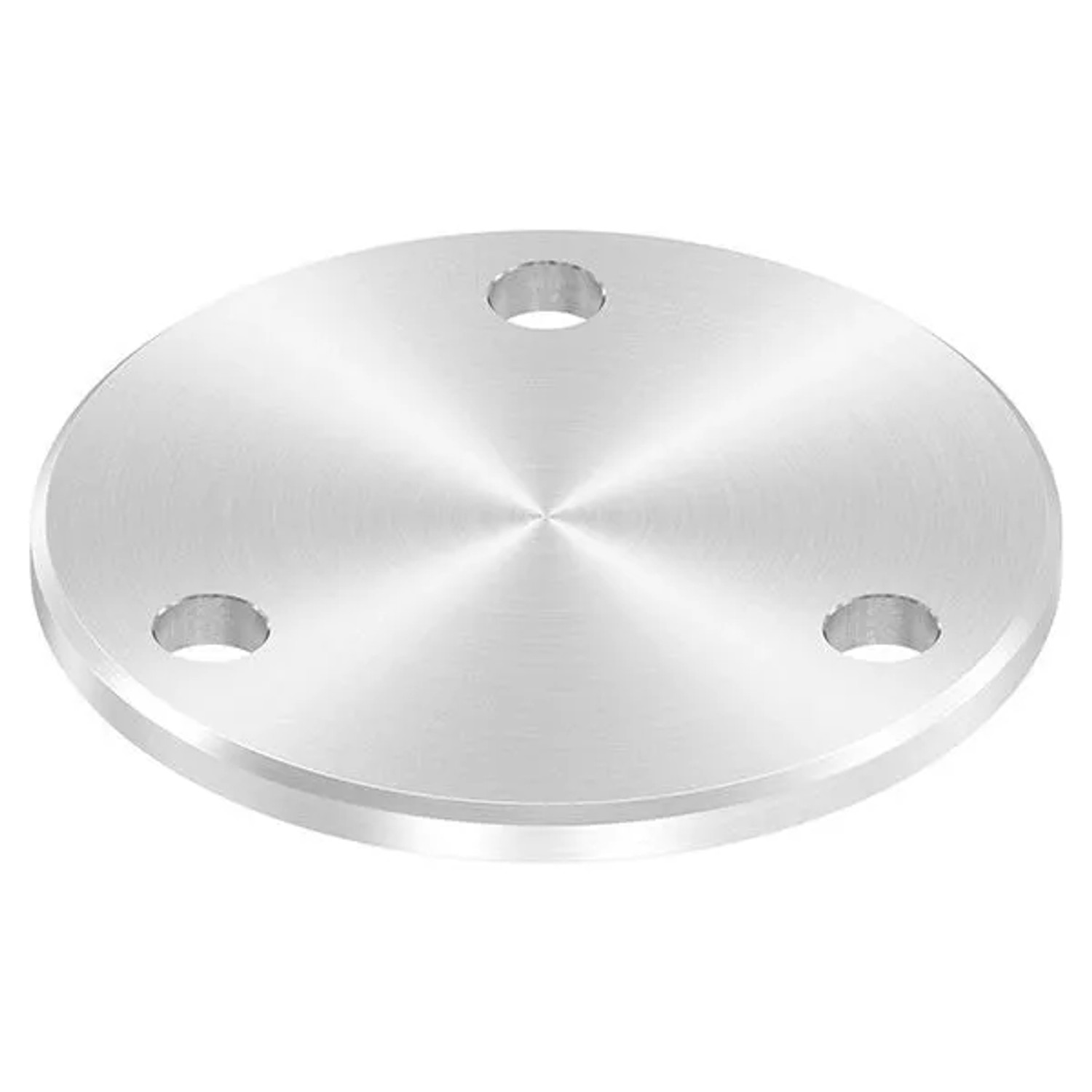 FeNau Ankerplatte Ø 100 X 6 mm Mit 3 Bohrungen Á Ø 11 mm V2A