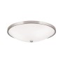 Orion Aida Deckenleuchte, Ø 40cm, 3xE27, satinierter Glasschirm und Metallgehäuse.