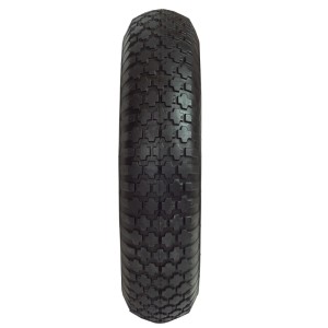 TRUTZHOLM Schubkarrenrad 4.80  4.00-8 und Achse Luftrad 4PR 400mm Grün