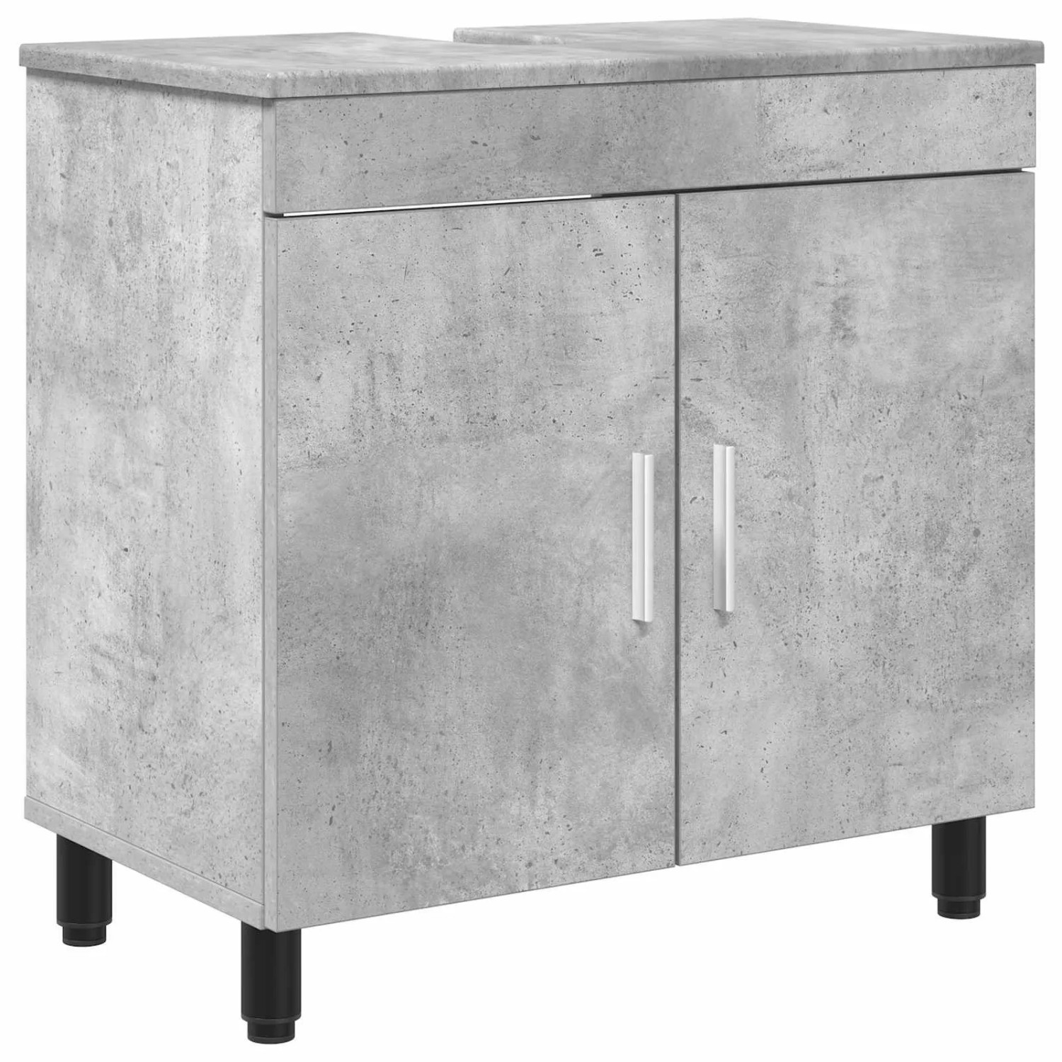 vidaXL Waschtisch Betongrau 60 x 35 x 60 cm Holzwerkstoff 889398