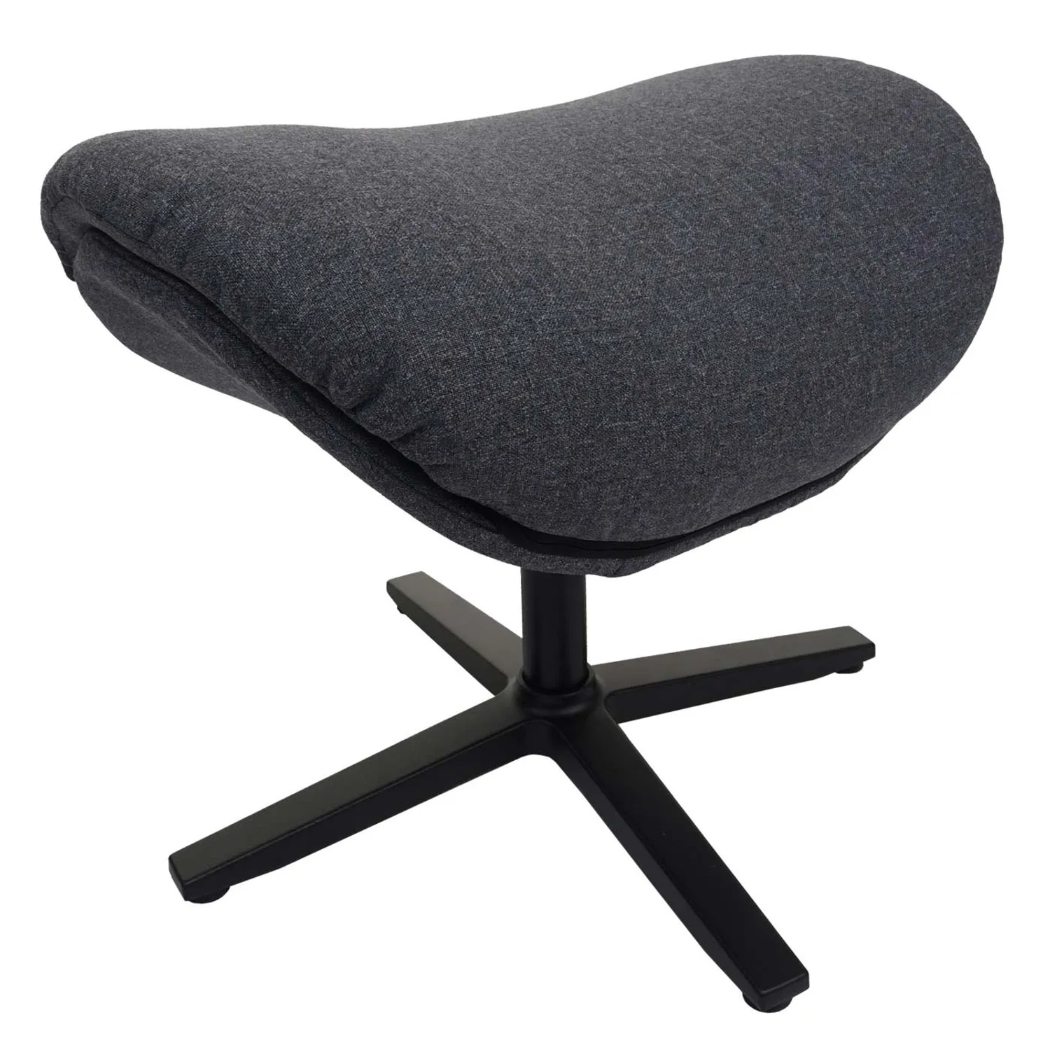 MCW Relaxsessel mit Hocker L12 Drehbar Dunkelgrau kaufen bei OBI