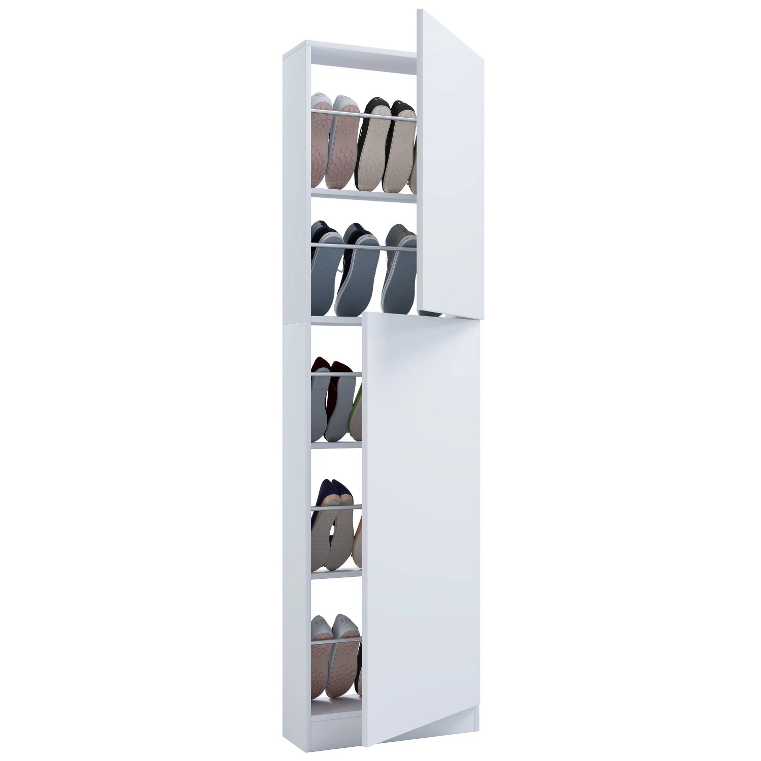 VCM Schuhschrank Fulisa Weiß