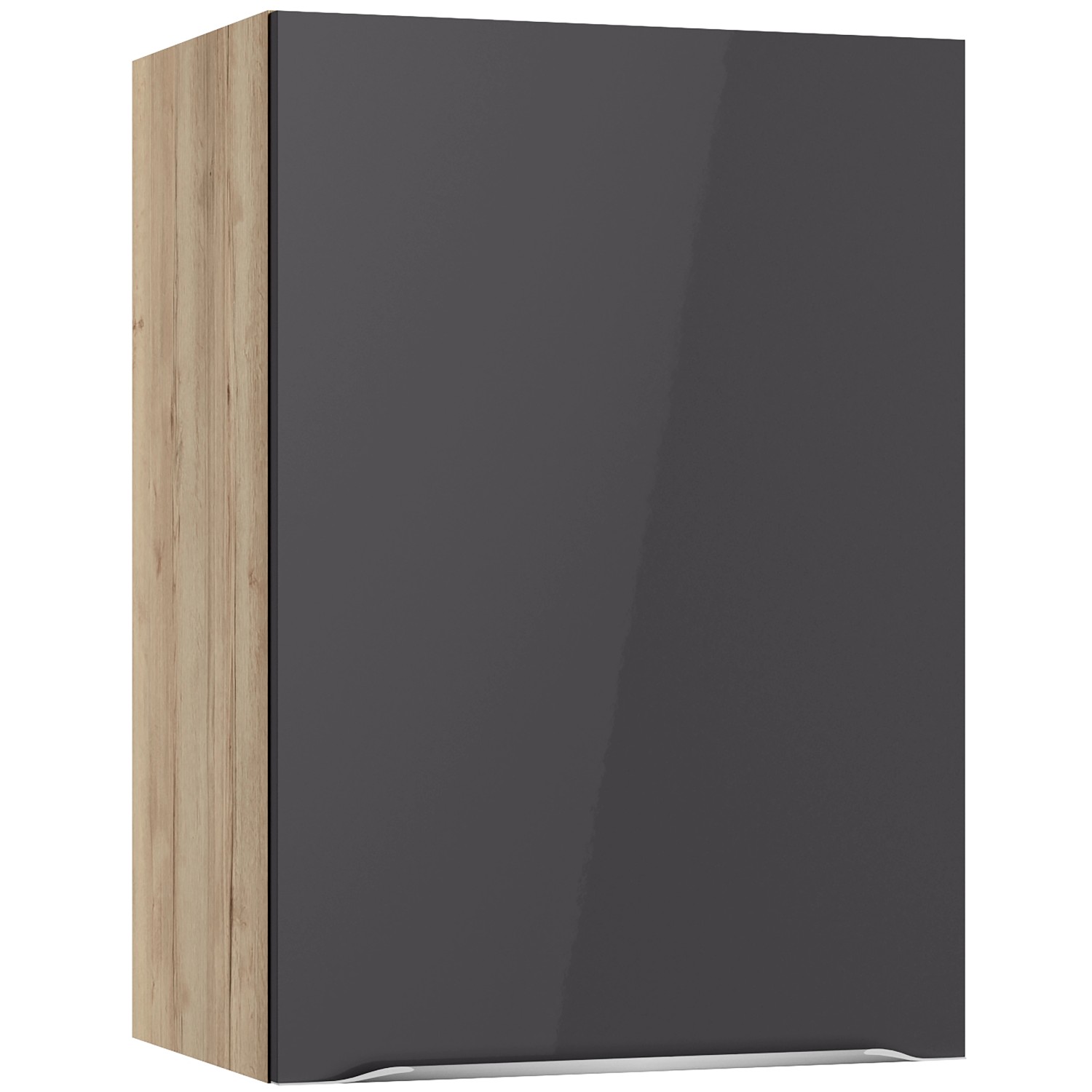 Optifit Oberschrank Linus984 50 cm x 70,4 cm x 34,9 cm Anthrazit-Wildeiche günstig online kaufen