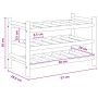 vidaXL Weinregal Natur 57 x 29,5 x 36 cm Bambus 42028070_5